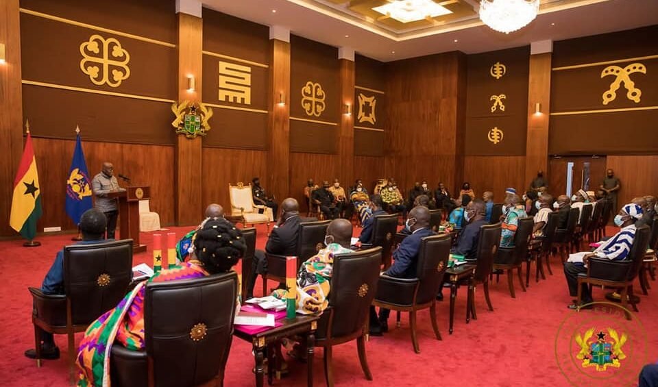 PURSUE AGGRESSIVELY DIGITIZATION OF LAND RECORDS” – PRESIDENT AKUFO-ADDO TO NEW LANDS COMMISSION BOARD